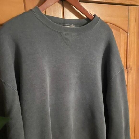 Y2K Russell Athletic Pullover Sweatshirt Gray Size XL - Picture 2 of 8